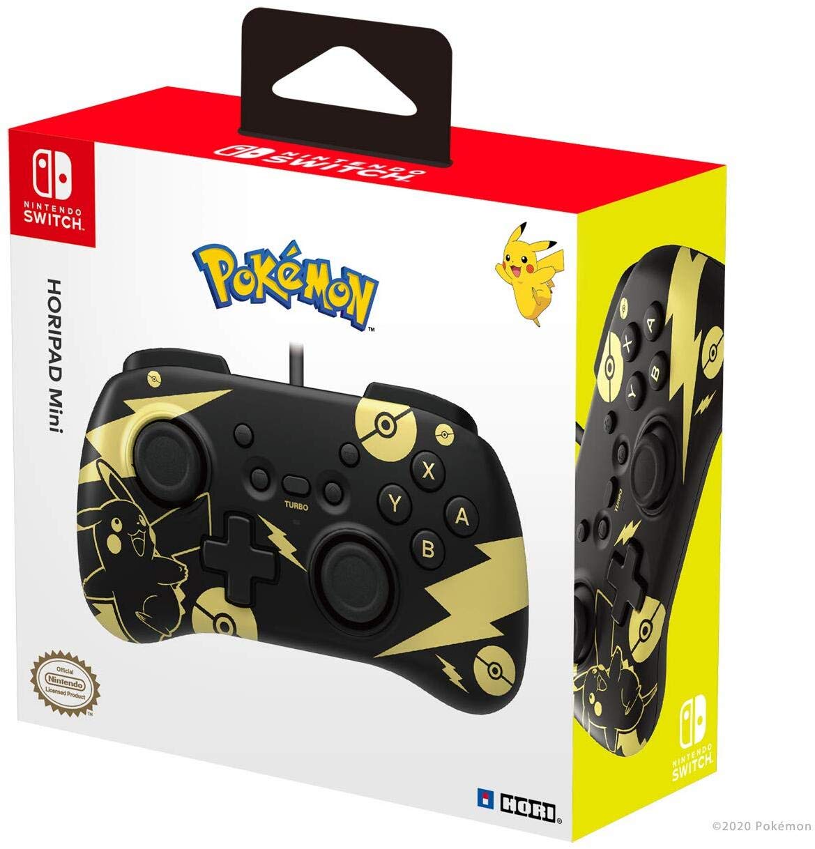 HORIPAD Mini pour Nintendo Switch (Pikachu Noir et Or) HORIPAD Mini pour Nintendo Switch (Pikachu Noir et Or)